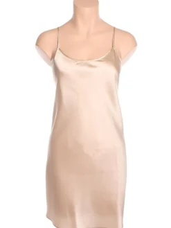 Seidennachthemd|Seidenneglige^Marjolaine Seidennachthemd FIDJI SATIN Stretchseide von