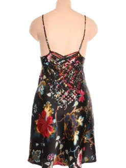 Seidennachthemd|Seidenneglige^Marjolaine Seidennachthemd FIDJI SATIN Stretchseide von