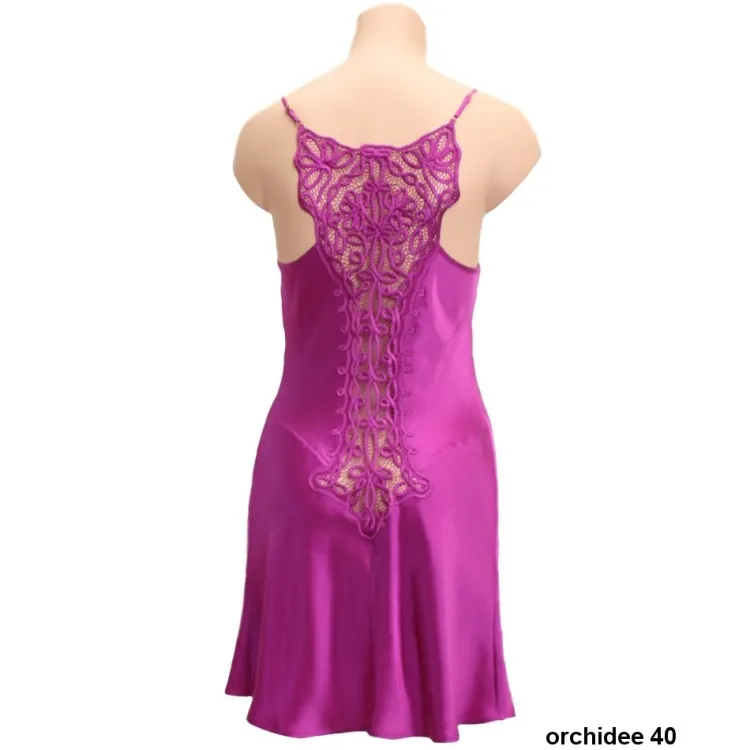 Seiden Basics|Seidenneglige^Marjolaine Seidennachthemd Seide SOIE UNIE "177" von