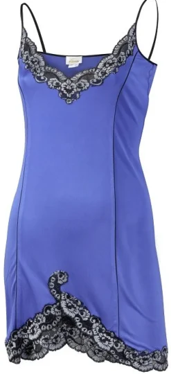 Seiden Basics|Seidennachthemd^Gattina Seidennachthemd Wirkseide kurz TAHITI Spitze von