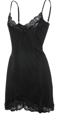 Seiden Basics|Seidennachthemd^Gattina Seidennachthemd Wirkseide kurz TAHITI mit Spitze von