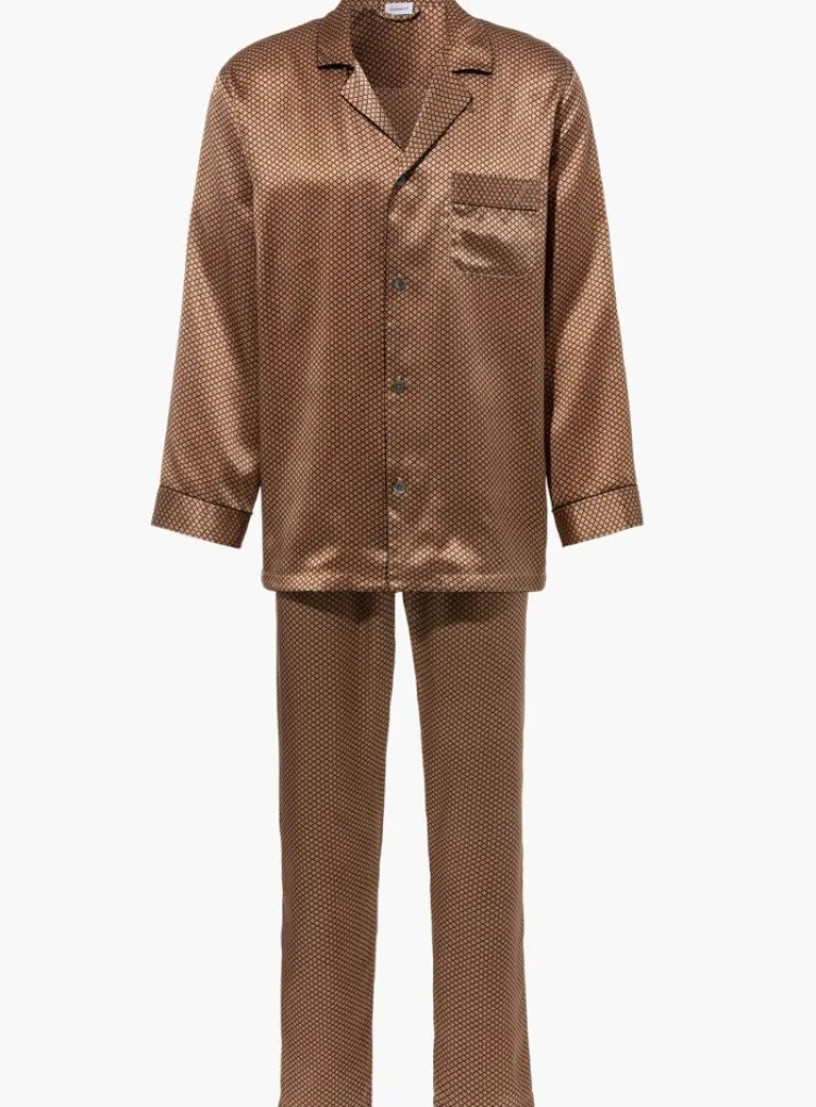 Seidenschlafanzüge^Zimmerli Seidenpyjama Herren SILK NIGHTWEAR 6000 elegant von