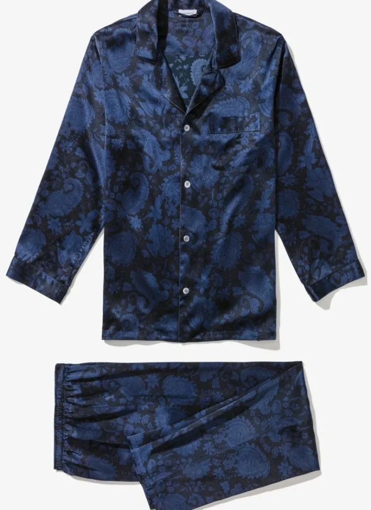 Seidenschlafanzüge^Zimmerli Seidenpyjama Herren SILK NIGHTWEAR 6000 von