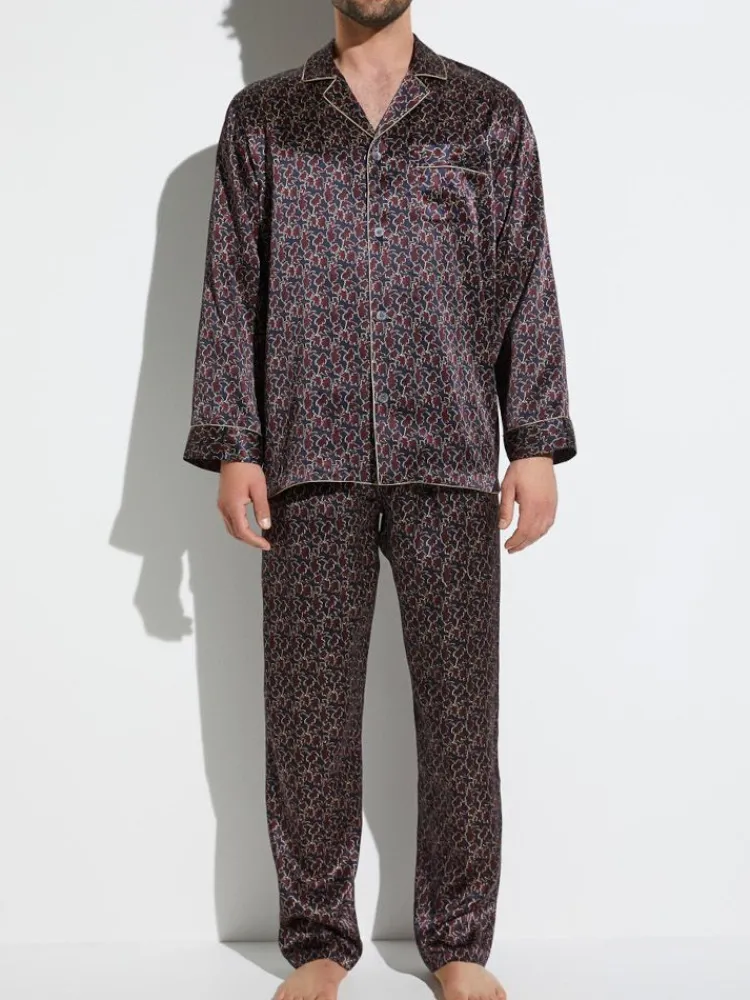 Seidenschlafanzüge^Zimmerli Seidenpyjama Herren SILK NIGHTWEAR 6000 von