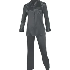 Seiden Basics|Seidenpyjama^Nightdreams Seidenpyjama LONDON Satin von aus 100% Seide