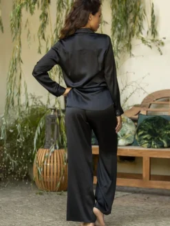 Lounge-Wear|Seidenpyjama^Marjolaine Seidenpyjama ROXANE Stretchseide von