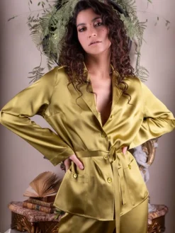 Lounge-Wear|Seiden Basics^Marjolaine Seidenpyjama SOIE UNIE von