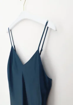 Spaghettiträger Tops|Mit Seidensatin^Luna di Seta Seidentop 100% Seide CLASSICO Satin von