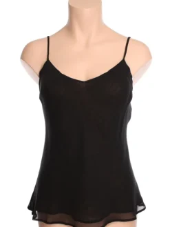 Spaghettiträger Tops|Alle Lingerie Tops^Marjolaine Seidentop 100% Seide FIDJI MOUSSELIN von