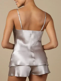 Spaghettiträger Tops|Alle Lingerie Tops^Marjolaine Seidentop 100% Seide ODON elegant von