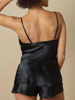 Spaghettiträger Tops|Alle Lingerie Tops^Marjolaine Seidentop 100% Seide ODON elegant von