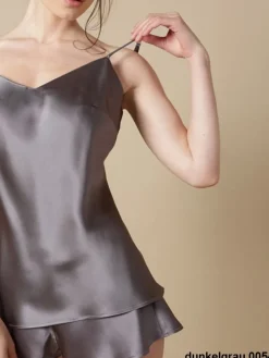 Spaghettiträger Tops|Alle Lingerie Tops^Marjolaine Seidentop 100% Seide ODON elegant von