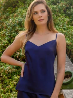 Spaghettiträger Tops|Alle Lingerie Tops^Marjolaine Seidentop 100% Seide ODON Satin von