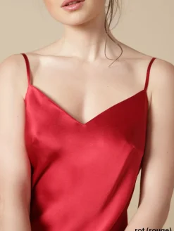 Spaghettiträger Tops|Alle Lingerie Tops^Marjolaine Seidentop 100% Seide ODON Satin von