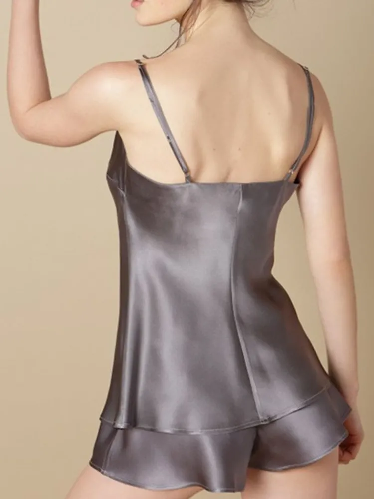 Spaghettiträger Tops|Alle Lingerie Tops^Marjolaine Seidentop 100% Seide ODON uni - viele Farben