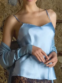 Spaghettiträger Tops|Alle Lingerie Tops^Marjolaine Seidentop 100% Seide ODON von