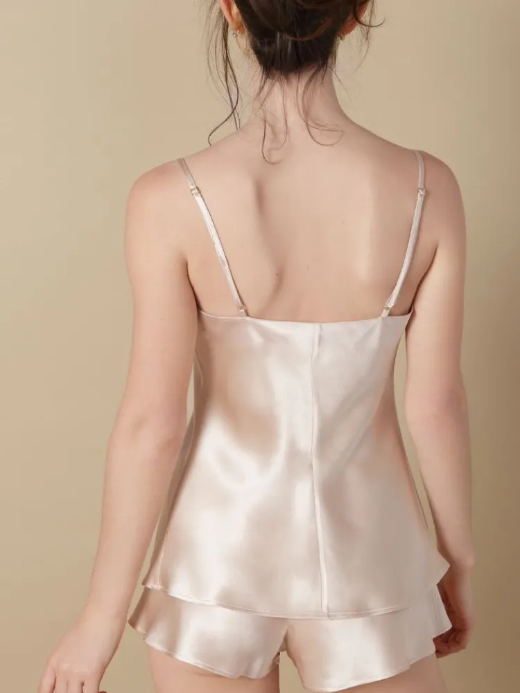 Spaghettiträger Tops|Alle Lingerie Tops^Marjolaine Seidentop 100% Seide ODON von