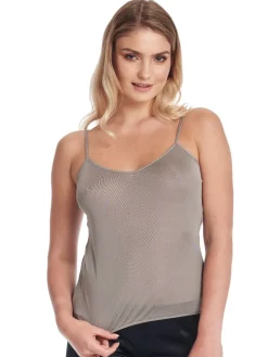Spaghettiträger Tops|Alle Lingerie Tops^Gattina Seidentop aus 100% Wirkseide PURE von