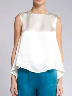 Bluse & Tunika|Camisole (Breite Träger)^Vivis Seidentop BIANCA von