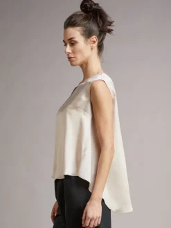 Bluse & Tunika|Camisole (Breite Träger)^Vivis Seidentop BIANCA von