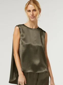 Bluse & Tunika|Camisole (Breite Träger)^Vivis Seidentop BIANCA von