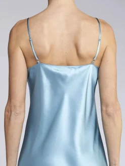 Spaghettiträger Tops|Mit Seidensatin^Vivis Seidentop CARLA von