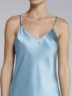 Spaghettiträger Tops|Mit Seidensatin^Vivis Seidentop CARLA von