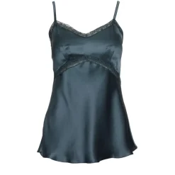 Spaghettiträger Tops|Tops Mit Spitze^Mimi Holliday Seidentop PEACOCK von Storm Blue