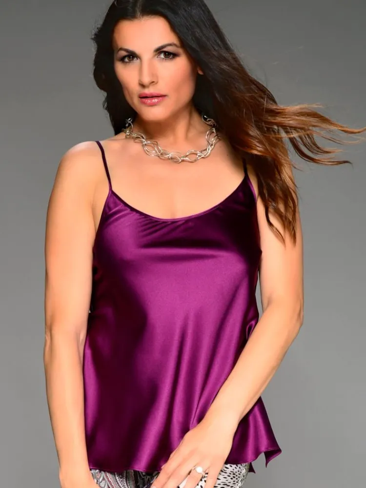Spaghettiträger Tops|Alle Lingerie Tops^Gattina Seidentop SEDUZIONE DI SETA von - viele Farben