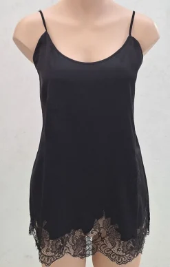 Tops Mit Spitze|Spaghettiträger Tops^Chiara Fiorini Seidentop SETA No. 12 mit Spitze von