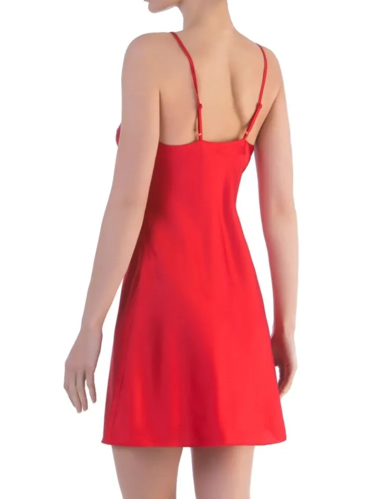 Seidennachthemd|Unterkleider Mit Seide^Cotton Club Seiden-Unterkleid INTENSA glatt Seta Superior
