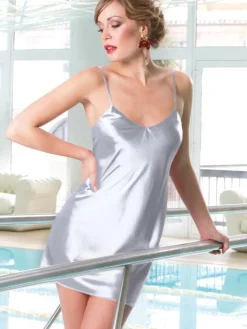 Seidennachthemd|Unterkleider Mit Seide^Cotton Club Seiden-Unterkleid INTENSA Seta Superior