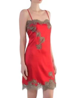 Seidenneglige^Cotton Club Seta Superior Nachthemd mit Seide VALIDA von