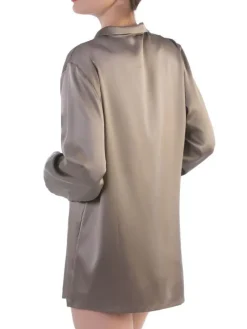 Seidenpyjama^Cotton Club Seta Superior Pyjama mit Seide GLORIOVANI 2tlg. von