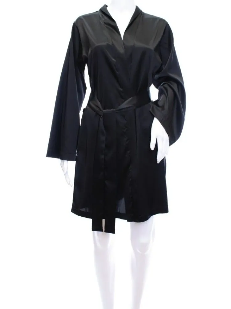 Morgenmantel Kurz|Morgenmantel Aus Satin^Cotton Club Seta Superior Seide Kimono INTREPIDO von