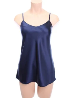 Spaghettiträger Tops|Alle Lingerie Tops^Cotton Club Seta Superior Seidentop ELEVATO einfarbig