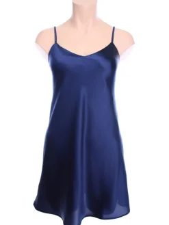 Seidennachthemd|Unterkleider Mit Seide^Cotton Club Seta Superior Unterkleid Stretchseide Satin von