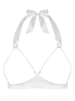 Sexy Kleinigkeiten|Alle Bhs^Cadolle Sexy Triangel-BH GEISHA SG mit Schmuck-Kristallen von elfenbein oder schwarz