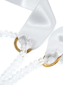 Sexy Kleinigkeiten|Alle Bhs^Cadolle Sexy Triangel-BH GEISHA SG mit Schmuck-Kristallen von elfenbein oder schwarz