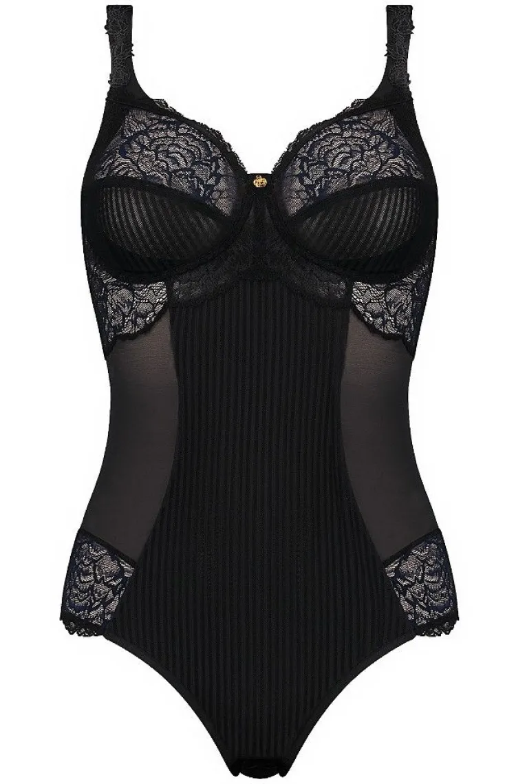Alle Bodys^Triumph Shaping Body bügellos PEONY FLORALE BS mit Spitze by schwarz oder apricot aus Spitze