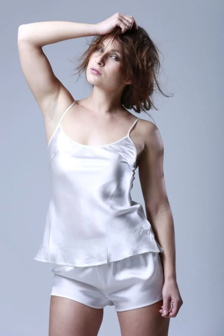 Mit Seidensatin|Alle Unterteile^Gattina Shorts Stretchseide SEDUZIONE DI SETA Dessous