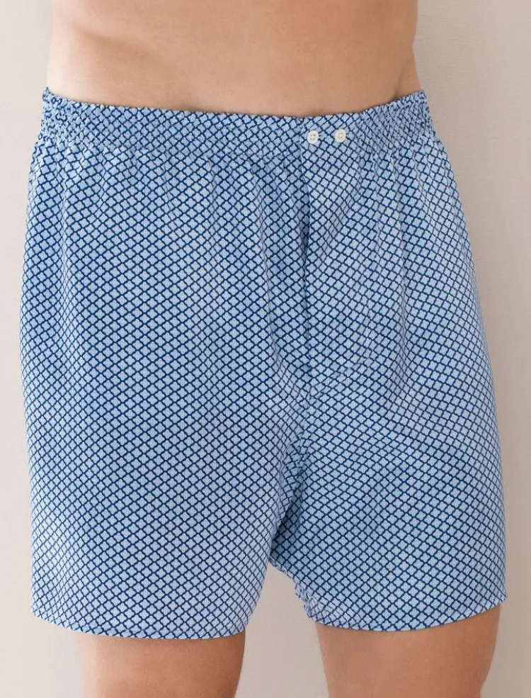 Boxershorts|Seidenunterwäsche^Zimmerli Silk Nightwear 100% Seide Herren BOXERSHORTS PRINT von