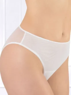 Alle Slips^Cotton Club Slip LORETTA Microtüll uni von Rubino