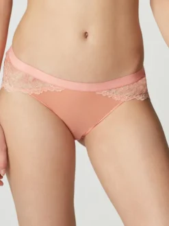 Alle Strings|Alle Slips^Maison Lejaby Slip SHADE mit Spitze von apricot mit Blumenspitze