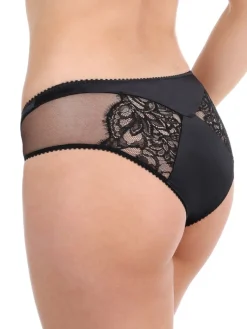 Alle Slips|Alle Unterteile^Prelude Slip VALSE Spitze und Satin uni von Milano eisblau oder schwarz