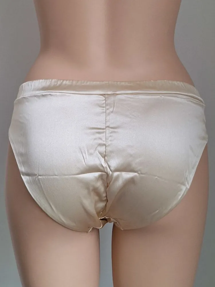 Alle Slips|Alle Unterteile^Cotton Club Slip ZAFRINA von mit Seide