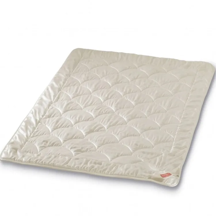 Seidendecken|Sommerdecken^HEFEL Sommer Seidendecke PURE SILK SD mit Lyocell-Satin von champagner (creme-weiß)