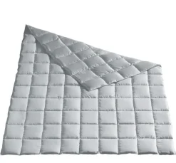 Daunendecken|Sommerdecken^Hu00e4ussling Sommerdecke MOSCHUS ROYAL von Häussling Füllung 100% Daune silbergrau