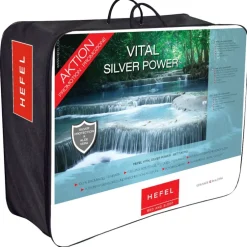 Sommerdecken^HEFEL Sommerdecke VITAL SILVER POWER SD leicht von weiß