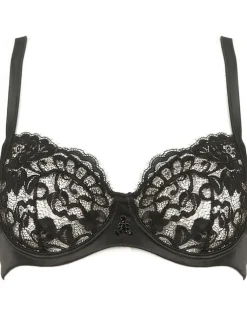 Alle Bhs^Prelude Spitze Bügel-BH mit Schmuck MARLENE von Milano schwarz oder silbergrau
